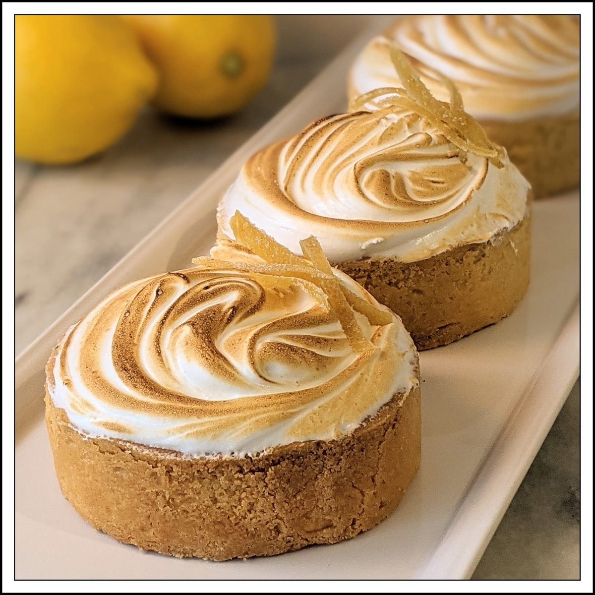 Lemon Meringue Tart Individual Lemonade Gluten Free Bakery