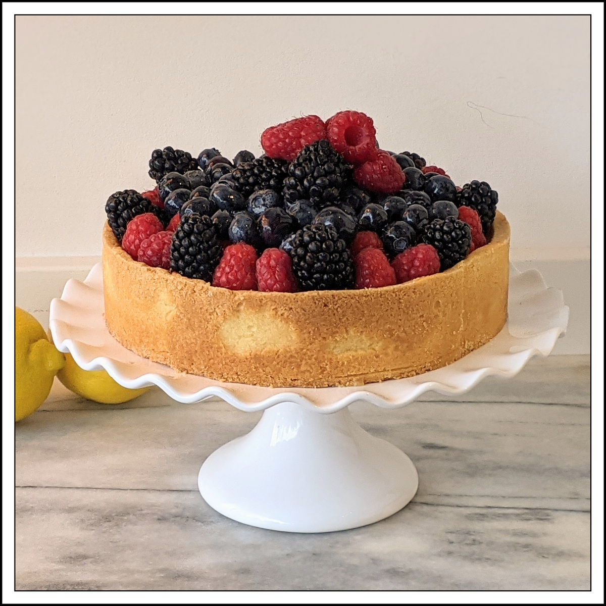 Berry Passionfruit Tart (DF) Lemonade Gluten Free Bakery