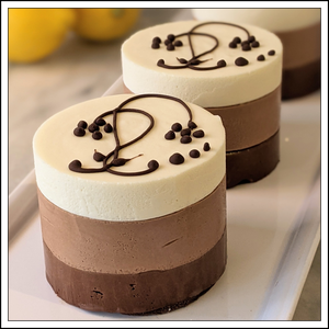 Triple Chocolate Mousse Cake Individual